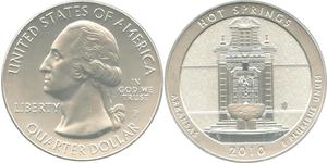 1/4 Dólar Estados Unidos de América (1776 - ) Plata George Washington