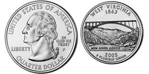 1/4 Dólar Estados Unidos de América (1776 - ) Plata George Washington