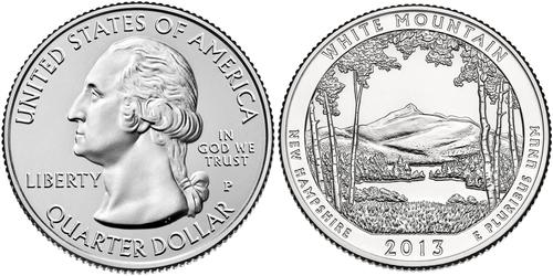 1/4 Dólar Estados Unidos de América (1776 - ) Plata George Washington
