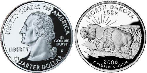 1/4 Dólar Estados Unidos de América (1776 - ) Plata George Washington