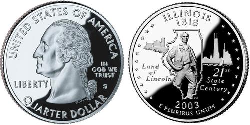 1/4 Dólar Estados Unidos de América (1776 - ) Plata George Washington