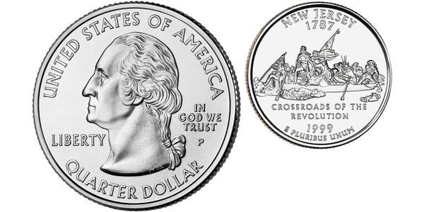 1/4 Dólar Estados Unidos de América (1776 - ) Plata George Washington