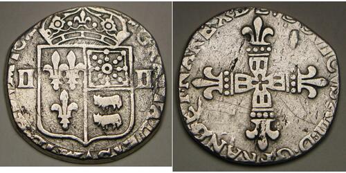 1/4 Ecu Kingdom of France (843-1791) Argent 
