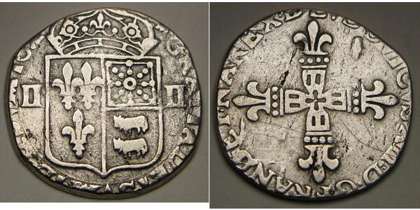 1/4 Ecu Kingdom of France (843-1791) Silber 