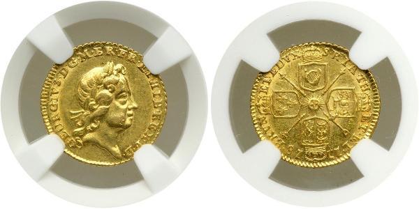 1/4 Guinea Regno Unito di Gran Bretagna (1707-1801) / Regno Unito  Oro Giorgio I (1660-1727)