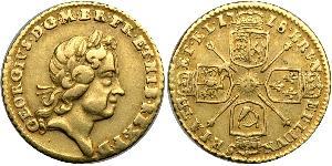 1/4 Guinea Reino de Gran Bretaña (1707-1801) / Reino Unido Oro Jorge I (1660-1727)