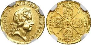 1/4 Guinea Reino de Gran Bretaña (1707-1801) / Reino Unido Oro Jorge I (1660-1727)