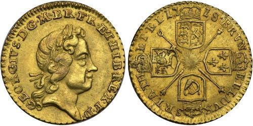 1/4 Guinea Reino de Gran Bretaña (1707-1801) / Reino Unido Oro Jorge I (1660-1727)