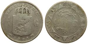 1/4 Gulden Pays-Bas Argent 