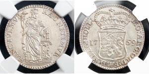 1/4 Gulden Provinces-Unies (1581 - 1795) Argent 