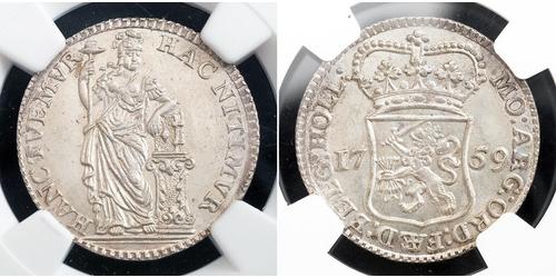 1/4 Gulden Provinces-Unies (1581 - 1795) Argent 