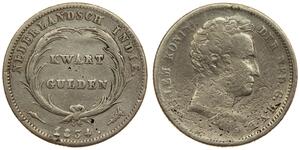1/4 Gulden Royaume des Pays-Bas (1815 - ) Argent 