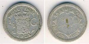 1/4 Gulden  Argent 