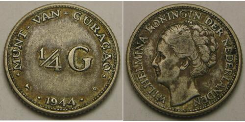 1/4 Gulden Paesi Bassi Argento 
