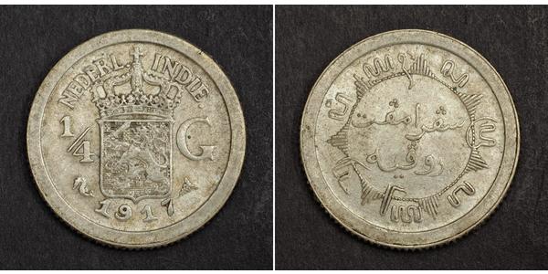 1/4 Gulden Paesi Bassi Argento 
