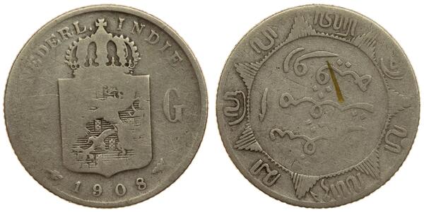 1/4 Gulden Netherlands Silver 
