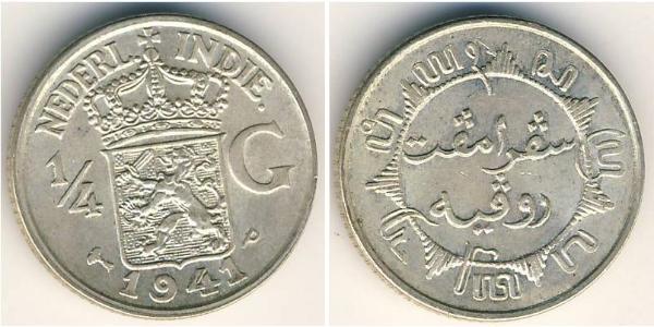 1/4 Gulden  Silver 