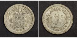 1/4 Gulden 荷兰 銀 