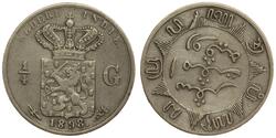 1/4 Gulden 荷兰 銀 