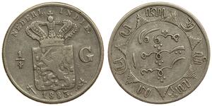 1/4 Gulden 荷兰 銀 