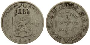 1/4 Gulden 荷兰 銀 