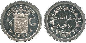 1/4 Gulden 荷兰 銀 