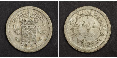 1/4 Gulden 荷兰 銀 