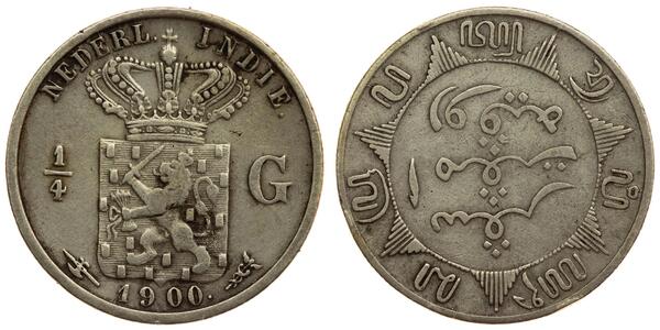 1/4 Gulden 荷兰 銀 