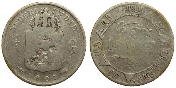 1/4 Gulden 荷兰 銀 