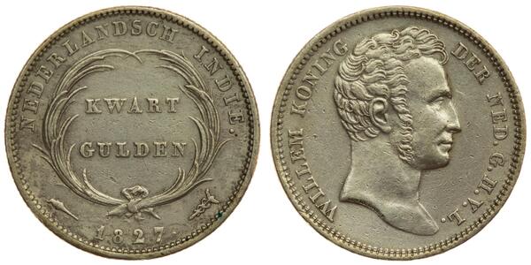 1/4 Gulden 荷兰王国 銀 