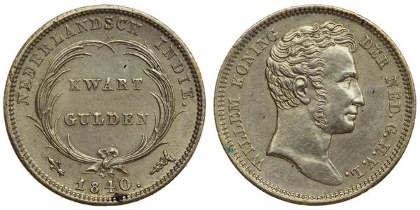 1/4 Gulden 荷兰王国 銀 