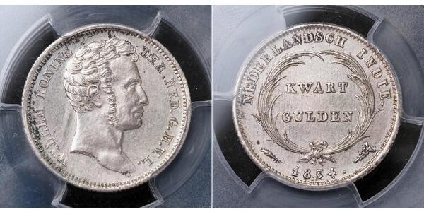 1/4 Gulden 荷兰王国 銀 