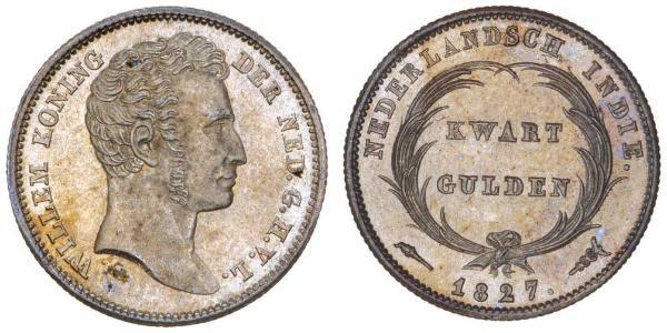 1/4 Gulden 荷兰王国 銀 
