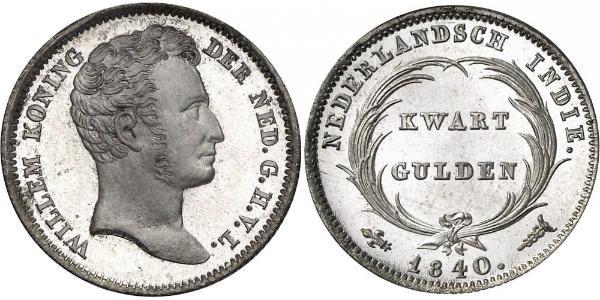 1/4 Gulden 荷兰王国 銀 