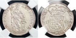 1/4 Gulden 荷蘭共和國 (1581 - 1795) 銀 