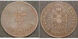 1/4 Kreuzer Austria Cobre 
