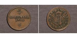 1/4 Kreuzer Austria Cobre 