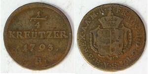 1/4 Kreuzer Austria Cobre 