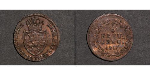 1/4 Kreuzer Duché de Nassau (1806 - 1866) / States of Germany Cuivre 
