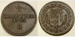 1/4 Kreuzer Ååstenrik Cuivre 