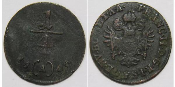 1/4 Kreuzer Österreich Kupfer 