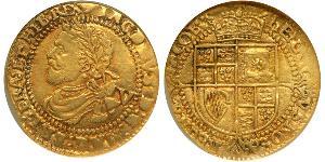 1/4 Laurel Reino de Inglaterra (927-1649,1660-1707) Oro Jacobo I (1566-1625)