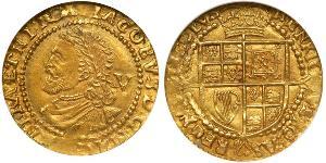 1/4 Laurel 英格兰王国 金 詹姆斯六世及一世 (1566-1625)