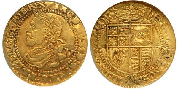 1/4 Laurel 英格兰王国 金 詹姆斯六世及一世 (1566-1625)