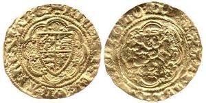 1/4 Noble Kingdom of England (927-1649,1660-1707) Gold Richard II (1367-1400)