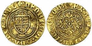 1/4 Noble Kingdom of England (927-1649,1660-1707) Gold Henry VI (1421-1471)