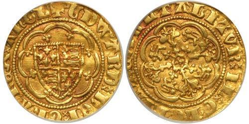 1/4 Noble Kingdom of England (927-1649,1660-1707) Gold Edward III (1312-1377)