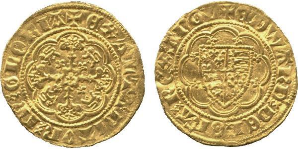 1/4 Noble Kingdom of England (927-1649,1660-1707) Gold Edward III (1312-1377)