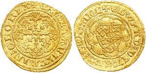 1/4 Noble Königreich England (927-1649,1660-1707) Gold Eduard III (1312-1377)