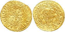 1/4 Noble Королевство Англия (927-1649,1660-1707) Золото Эдуард III (1312-1377)